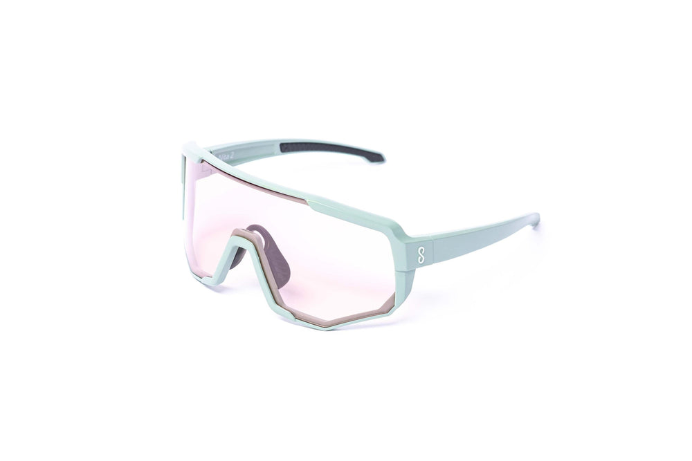 Pacific Nita 2 performance eyewear from Coast Optics with clear Cat 0 lens and more, Bio-TR90 frame shown alone in a neutral studio setting.