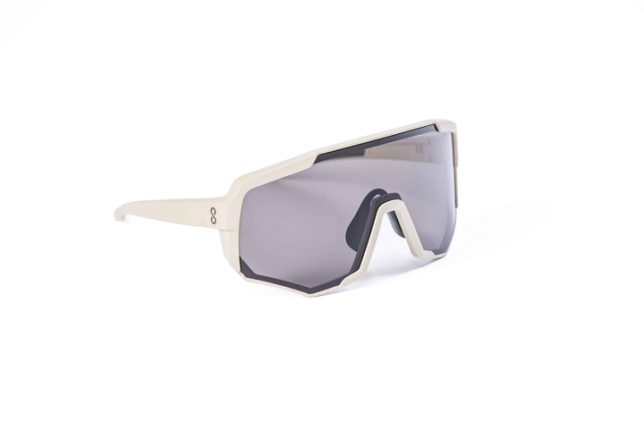 Driftwood Nita XL performance eyewear from Coast Optics with clear Cat 0 lens and more, Bio-TR90 large frame shown alone in a neutral studio setting.