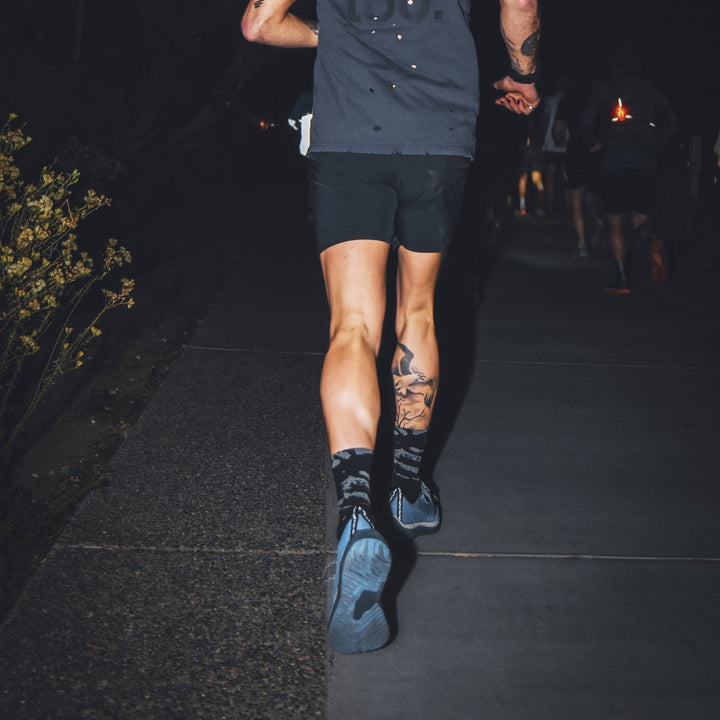 4T2 - weekdays, kind of blue running shoe, showcasing a modern design ideal for urban running.