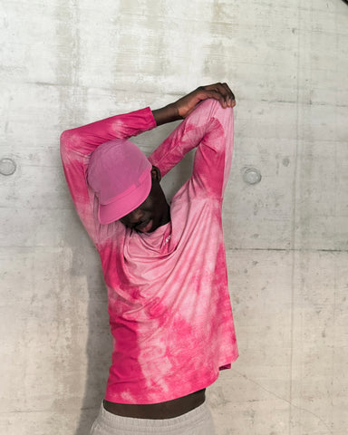 Casquette Lievre Running rose pâle performance légère respirante ajustable