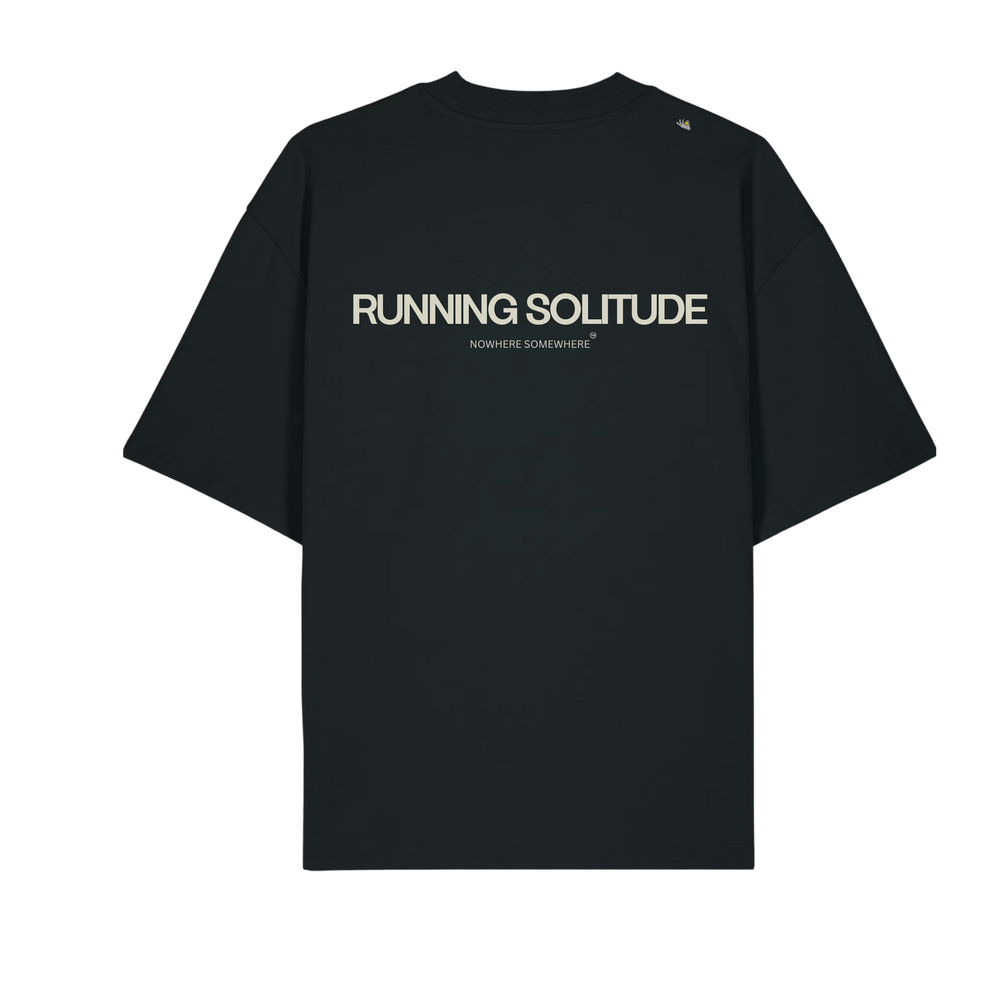 Nowhere Somewhere Running Solitude Tee with graphic print