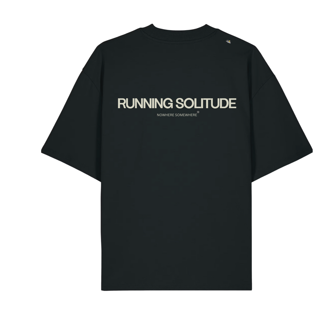 Nowhere Somewhere Running Solitude Tee with graphic print