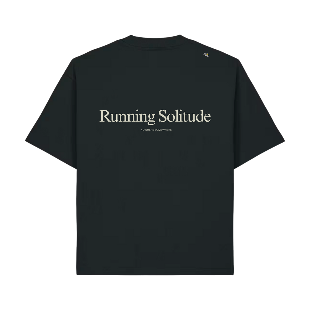 Nowhere Somewhere Running Solitude Tee with graphic print