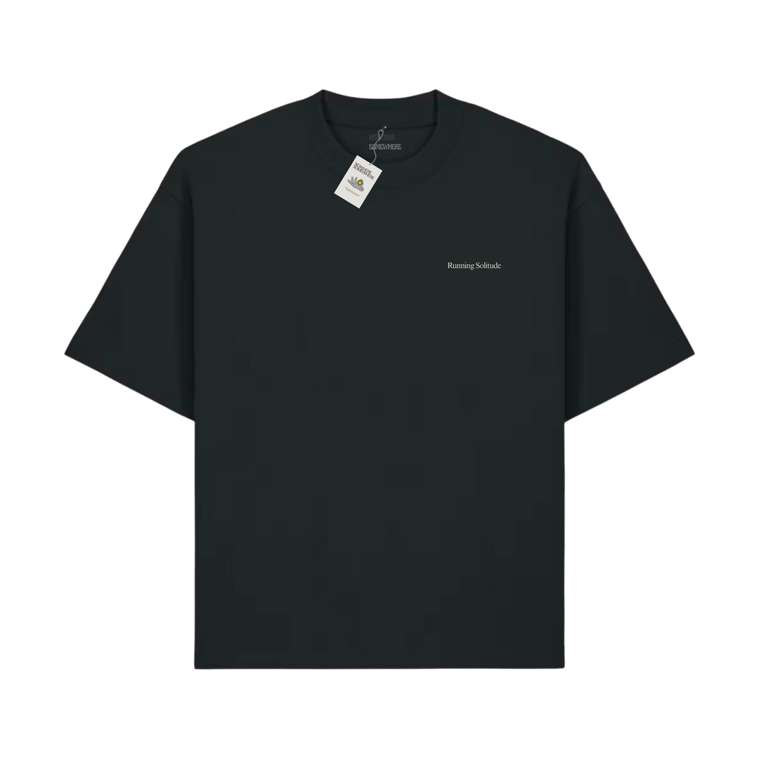 Nowhere Somewhere Running Solitude Tee with graphic print