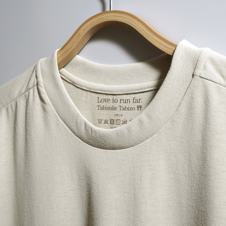 T2 Running T Sukezo 2025 beige technical running t-shirt front view