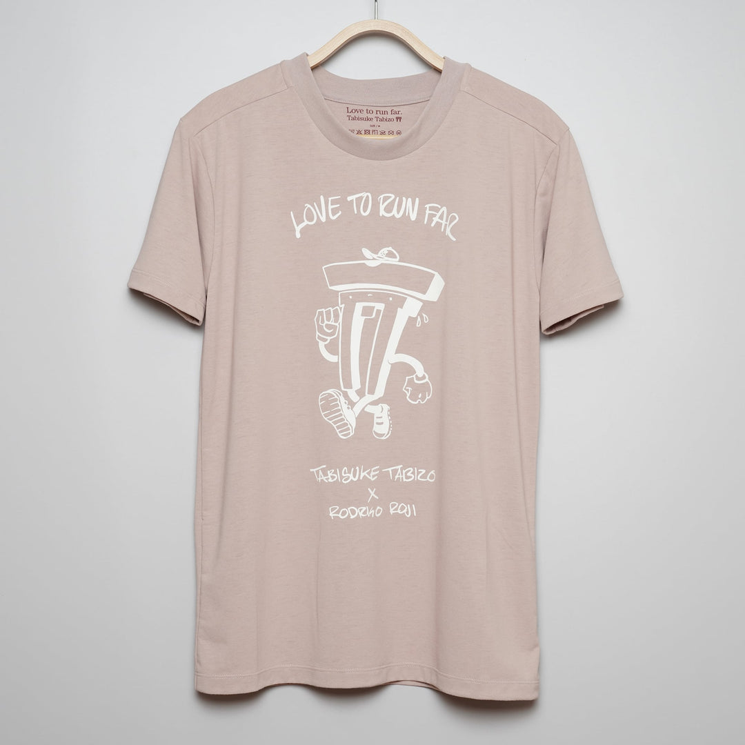 T2 Running T Veloz el Torii in old rose with tight fit and Swiftex performance fabric