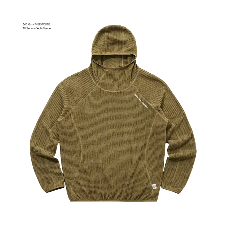 Nowhere Somewhere THERMOLITE® Tech Fleece in mid brown