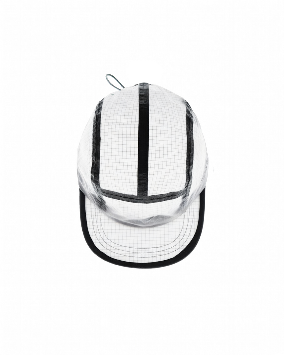 Lievre Running Art of Running White Cap showcasing its minimal design and ultra-lightweight fabric, ideal for runners.